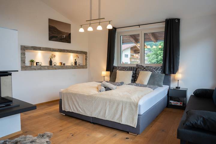 Appartement voor 6 personen, met Balkon en Uitzicht in Niederau