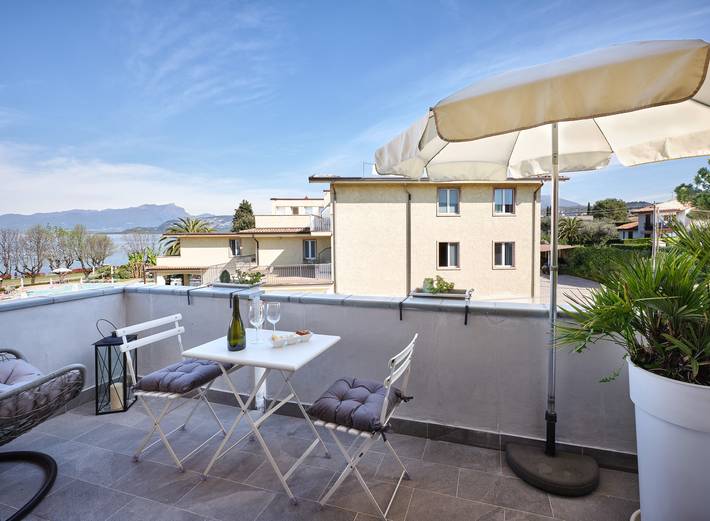 Studio für 2 Personen, mit Balkon und Seeblick in Bardolino - 3