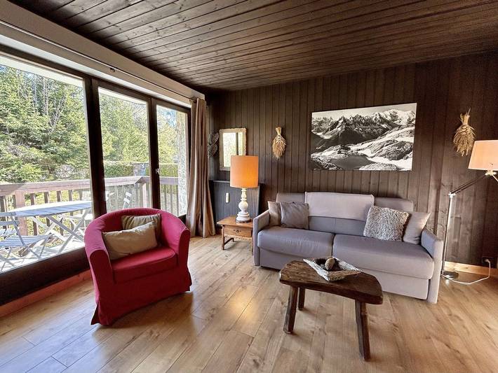 Appartement entier, Appartement cosy 2 pièces avec balcon, proche centre et télécabine, piscine et tennis en été in Megève, Pays du Mont-Blanc