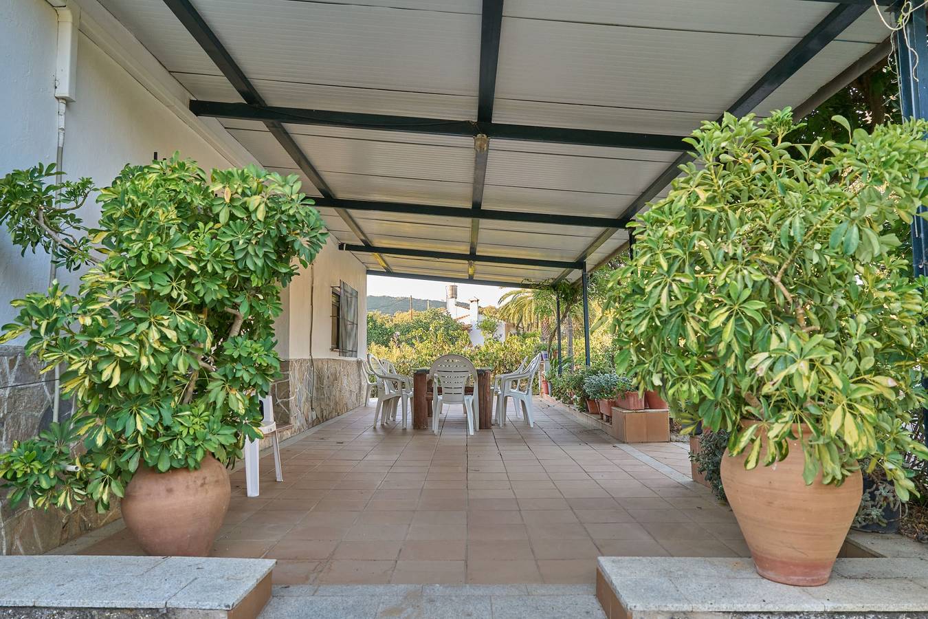 Casa de vacaciones 'Huerta del Sol' con piscina privada, balcón y aire acondicionado in Aracena, Sierra de Aracena y Picos de Aroche