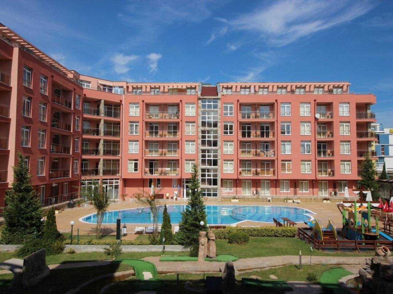 Ganze Wohnung, In Фрегата mit Pool in Sonnenstrand, Oblast Burgas