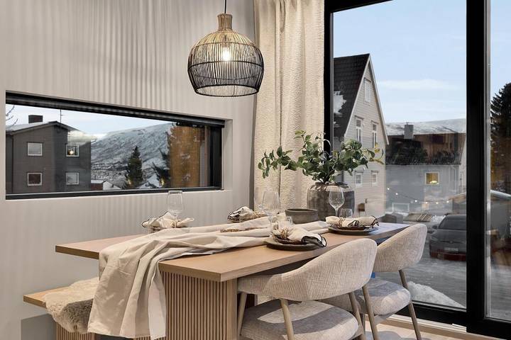 Ferienwohnung für 4 Personen, mit Terrasse und Ausblick in Tromsø - 3