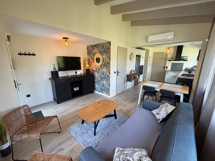 Appartement de vacances pour 4 personnes, avec jardin