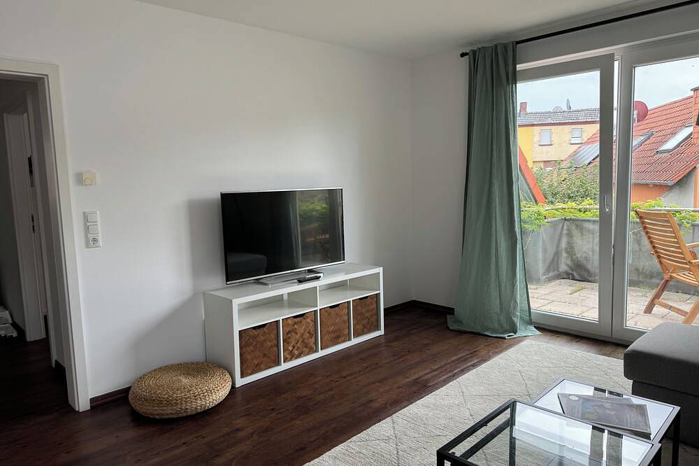Ganze Wohnung, Liv & Blue Ferienwohnung in Freinsheim - Stilvolle Dachgeschoßwohnung in Freinsheim, Pfälzer Rheinebene