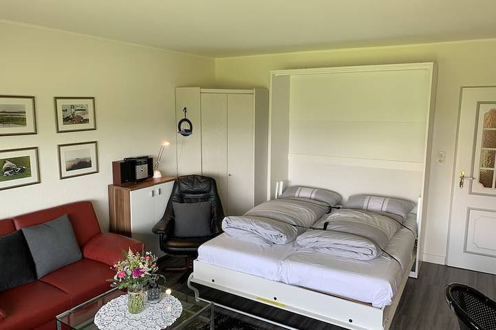 Ganze Wohnung, Reet-Ferienhaus Düwelswarft Wohnung Palstek in St. Peter-Ording, Eiderstedt