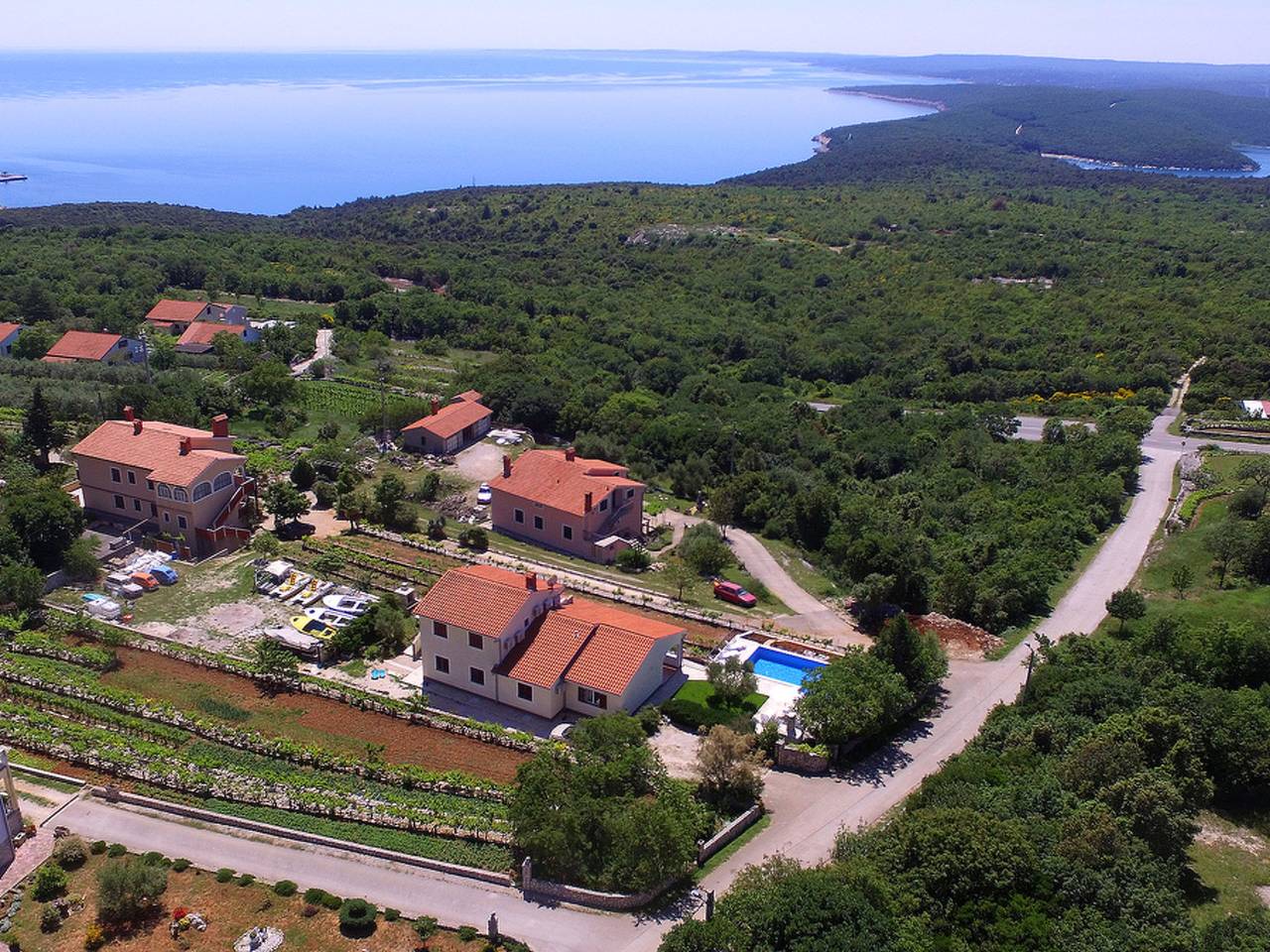 Villa Marevista in Raša, Ostküste Istrien