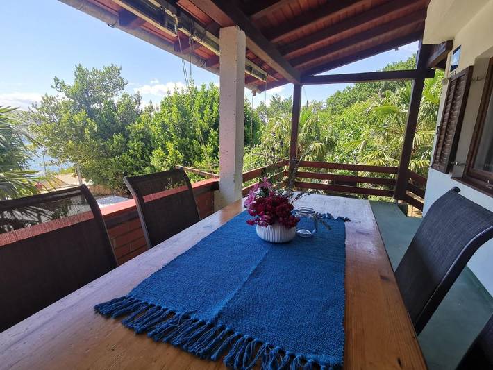Ferienhaus für 4 Personen, mit Terrasse und Ausblick