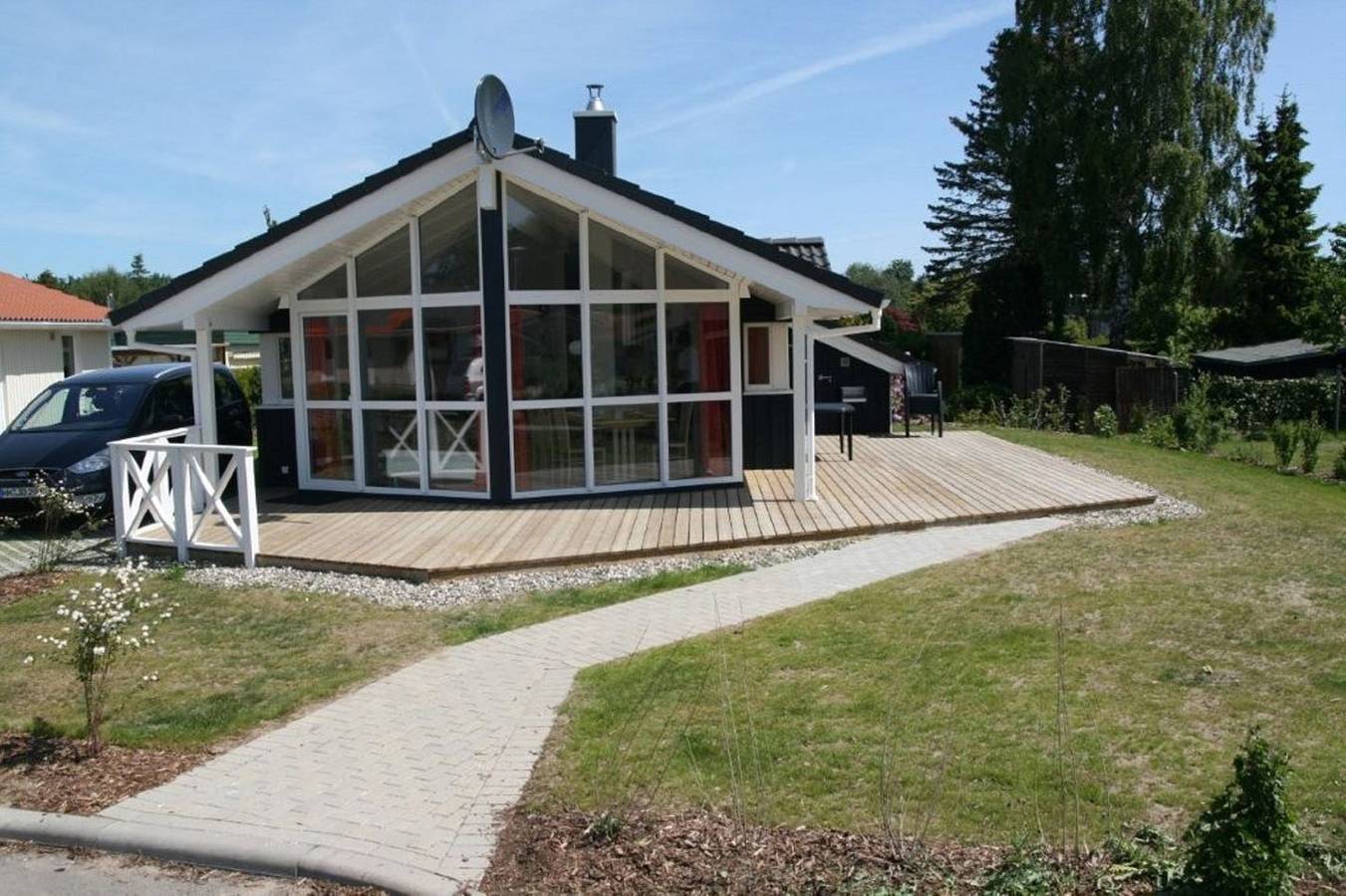 Skandinavisches Ferienhaus Möwenstübchen mit Sauna, Whirlpool und Klimaanlage in Lensterstrand, Grömitz