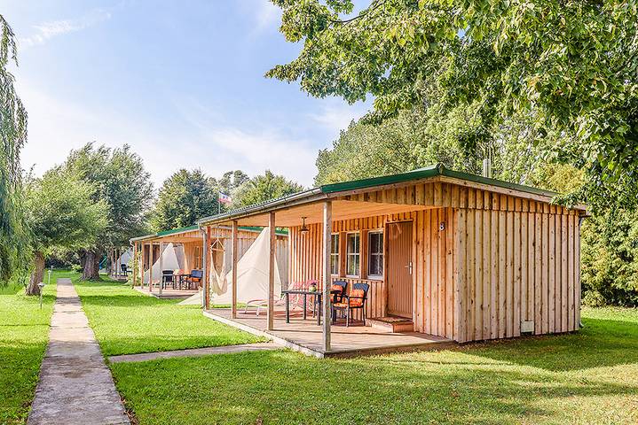 Bungalow für 3 Personen, mit Terrasse, mit Haustier