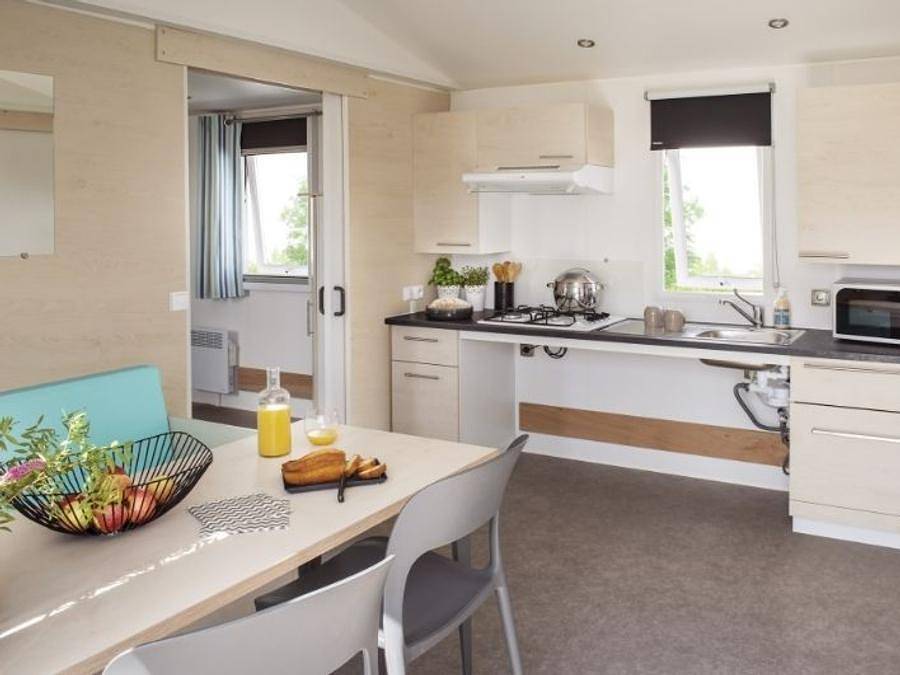 Camping Ker Yaoulet - Mobilhome 4 personnes - Cocoon 4 personnes 2 chambres Pmr 30m² in Ambon, Côte des Mégalithes