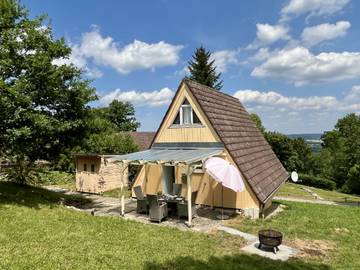 Ferienhaus für 4 Personen, mit Ausblick und Garten sowie Terrasse, mit Haustier in Oberschwaben