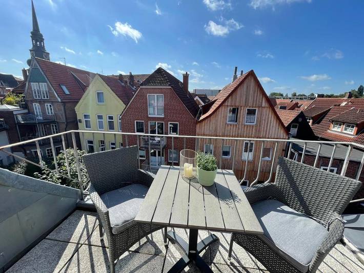 Ferienwohnung für 2 Personen, mit Balkon in Stade
