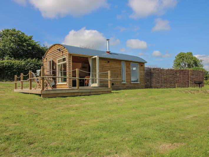 Lodge for 2 people, with garden in Clun