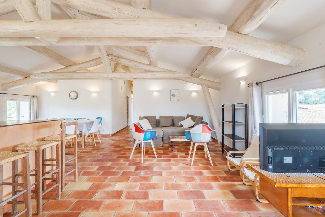 Landhaus 'La Buisse - Grand Gite' mit Bergblick, privater Terrasse und Wi-Fi in Simiane-la-Rotonde, Forcalquier und Umgebung