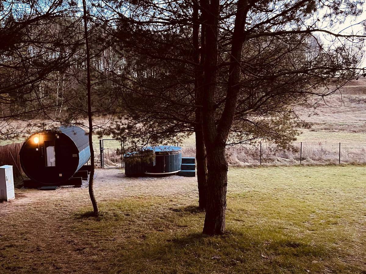 Cosy Cabin - domek na Kaszubach z sauną, balią i basenem in Stężyca, Powiat kartuski