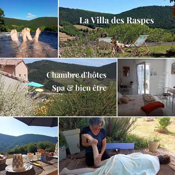 Chambre d’hôte pour 2 personnes, avec jardin et vue à Viala-du-Tarn