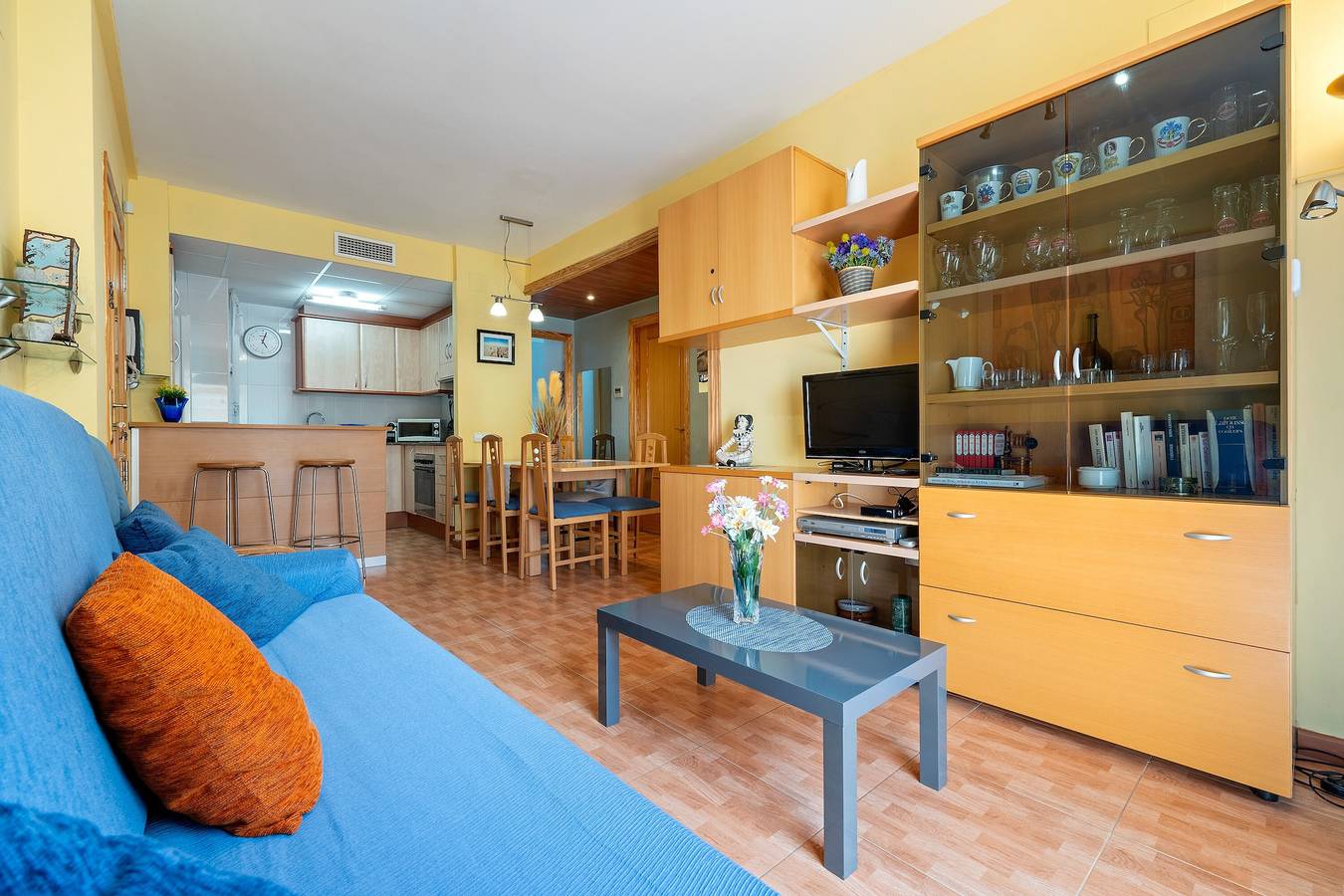 Ganze Wohnung, Ferienwohnung 'Edificio Simancas' , Balkon und Klimaanlage in Terres de l'Ebre, Costa Dorada