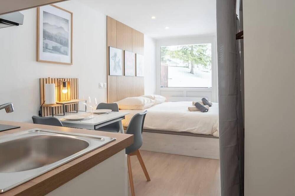 Appartement entier, La Fleur des Alpes I Studio I Les Brasses in Viuz-en-Sallaz, Région de Bonneville