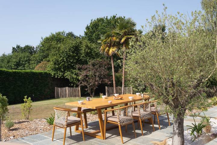 Location de vacances pour 10 personnes, avec jardin ainsi que terrasse et piscine à Saint-Briac-sur-Mer - 3