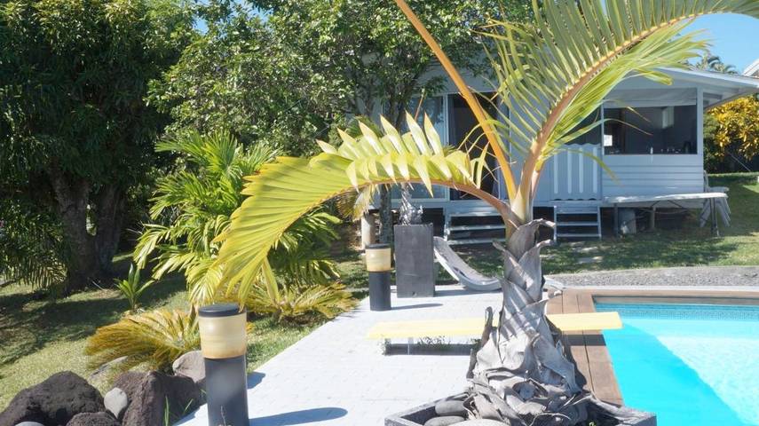 Gîte pour 4 personnes, avec jardin ainsi que piscine et vue dans Punaauia - 3
