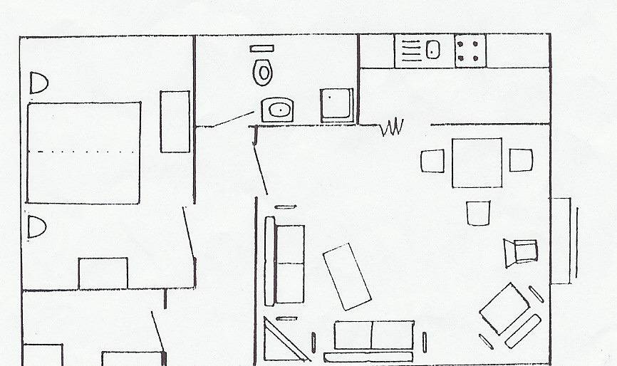 Ganze Ferienwohnung, Haus Landberg - 2-Raum-Fewo Steuerbord in Büsum, Dithmarschen