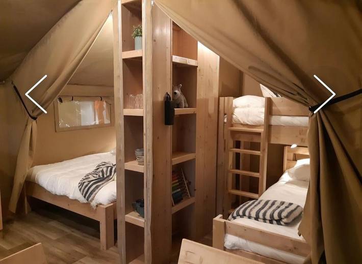 Camping für 5 Personen, mit Ausblick und Terrasse sowie Pool und Garten, mit Haustier in der Lüneburger Heide - 3