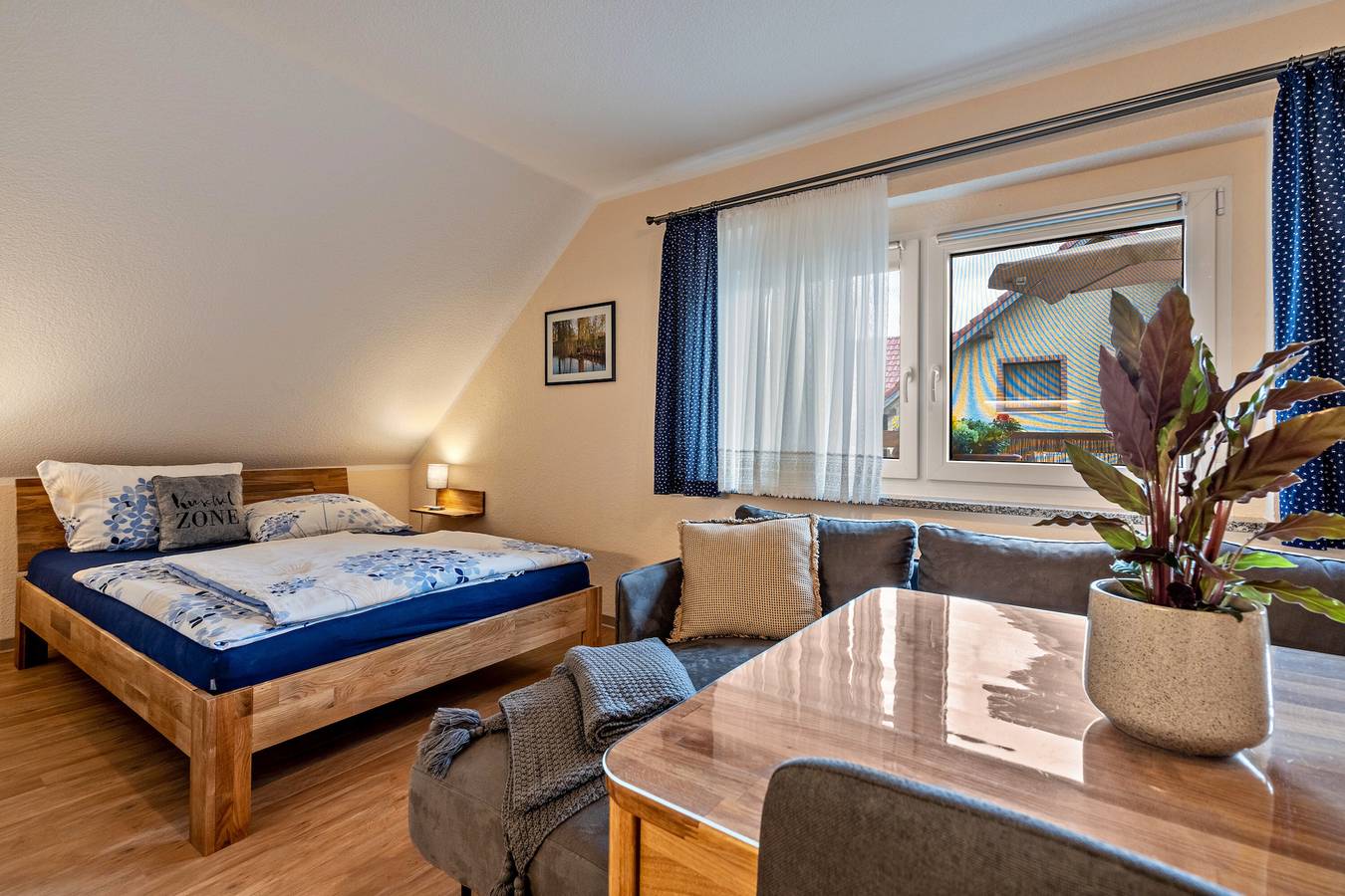 Ganze Wohnung, Ferienwohnung 'Kornblume' mit Gemeinschaftsgarten, Balkon und Wlan in Schmogrow-Fehrow, Lausitz
