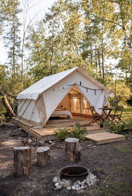 Beautiful Tent at Camp Northern Lights! in Fond du Lac County