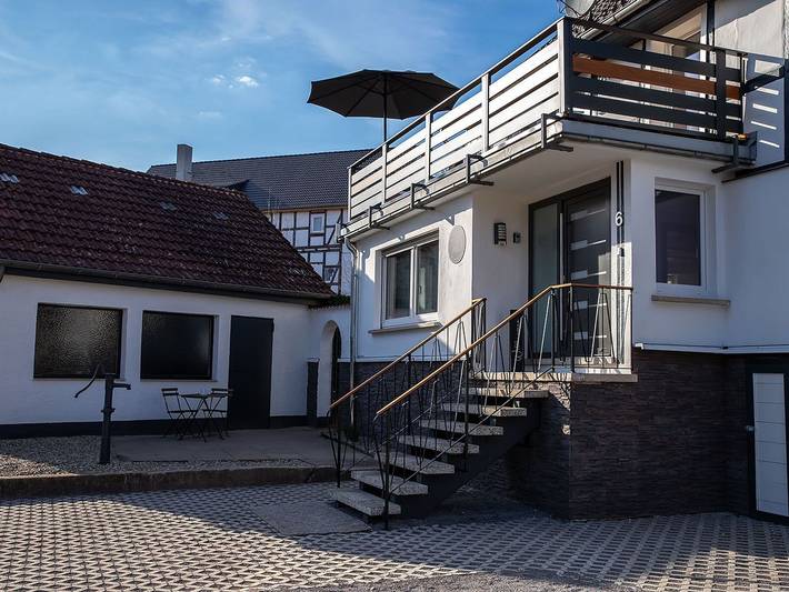 Ferienhaus für 6 Personen, mit Balkon und Terrasse sowie Garten und Sauna in Vöhl - 3