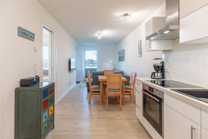 Ferienwohnung für 4 Personen, mit Terrasse und Garten sowie Seeblick und Ausblick in Nordstrand - 3
