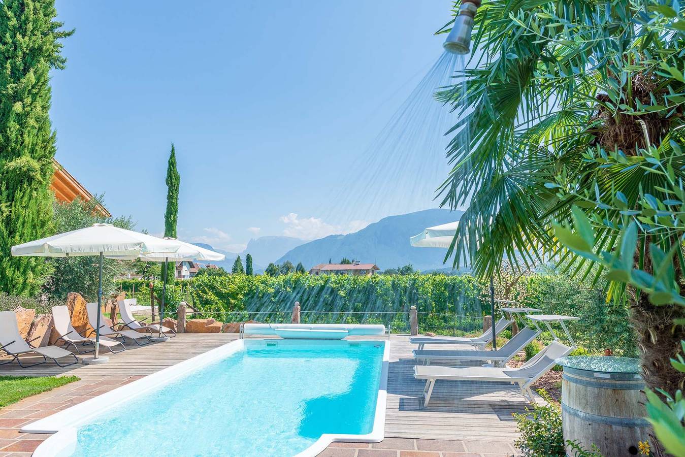 Ganzes Studio, Einzimmerwohnung 'Weinangerhof Apartment Birnbaum' mit Bergblick, Wlan und Klimaanlage in St. Pauls, Eppan an der Weinstraße