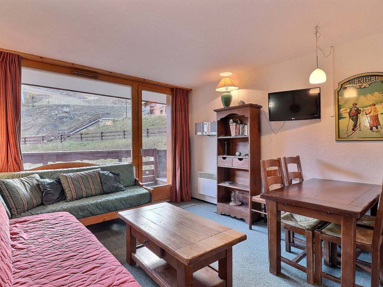 Apartamento entero, Apartamento confortable, balcón sur, 4 pers, cama doble in Méribel-Mottaret, Les Allues