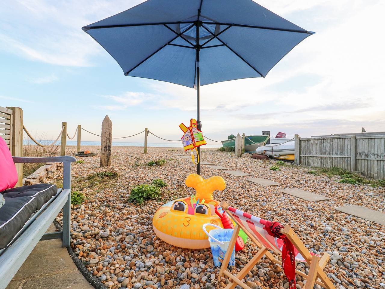 Bucket and Spades- Right on the Beach in Pevensey, East Sussex