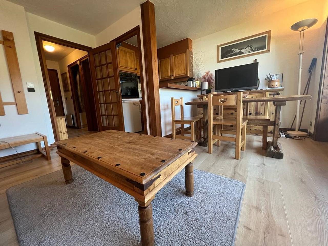 Studio entier, Studio cosy à Megève - Animaux admis in Megève, Pays du Mont-Blanc