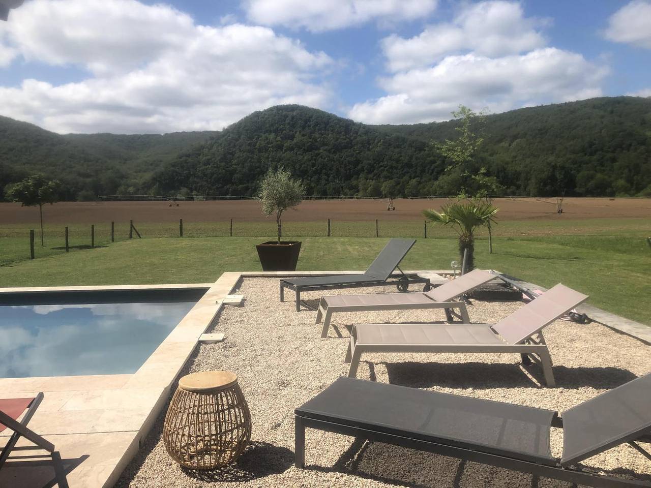Gîte für 8 Personen mit Pool in Cajarc, Regionaler Naturpark Causses du Quercy
