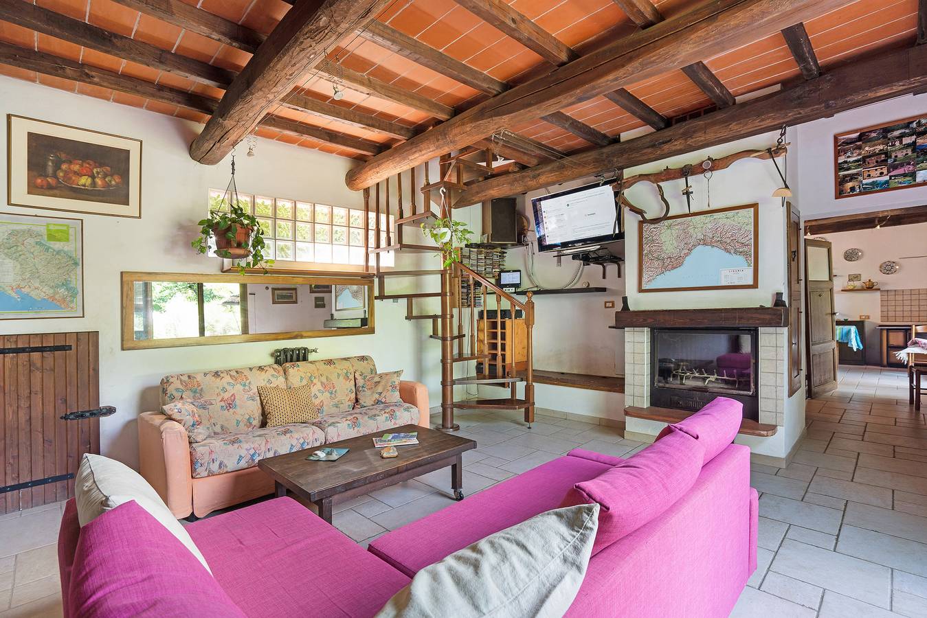 Ferienhaus Casamasa mit privatem Garten, Pool und Wlan in Mulazzo, Val di Magra