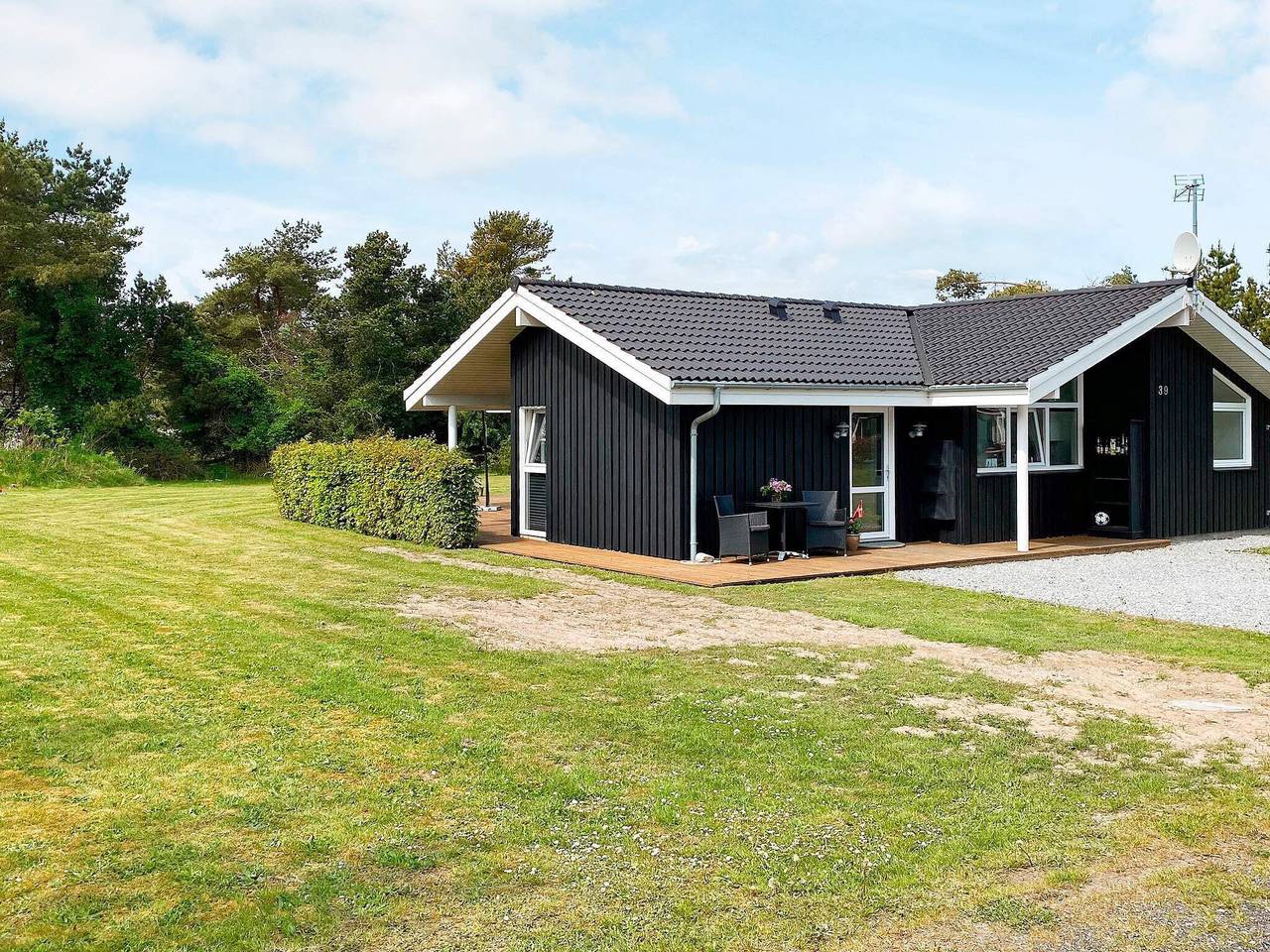 Geraumiger Familienruckzug in Hals, Limfjord in Nordjütland