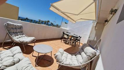 Gîte pour 6 personnes, avec vue et balcon dans Castillo del Romeral