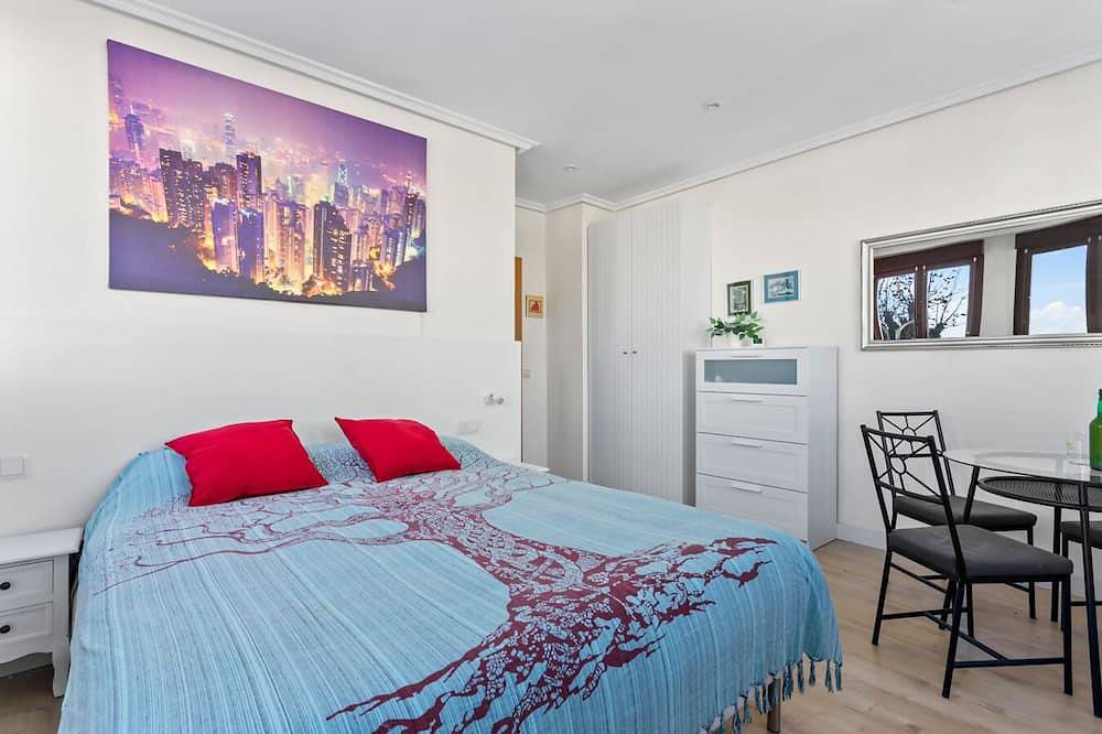 Apt. San Antón in front of the port of Llanes in Llanes, Costa Verde (Spain)