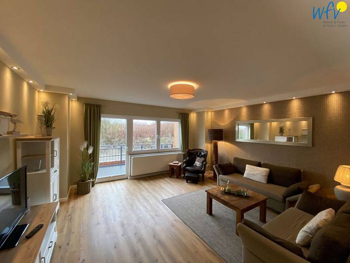 Ferienwohnung für 5 Personen, mit Terrasse und Garten auf Borkum