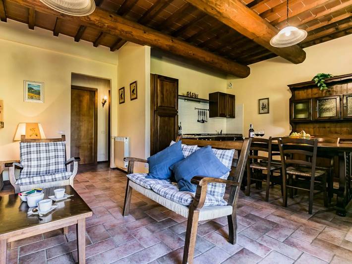 Apartamento de vacaciones para 5 personas, con jardín y piscina - 1