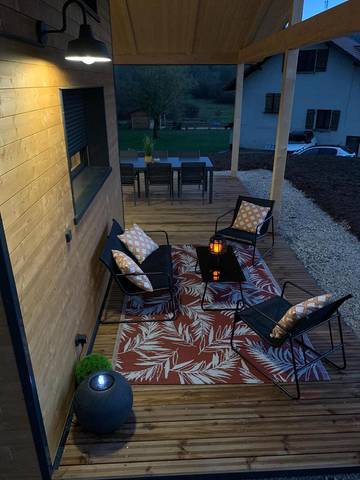Chalet pour 4 Personnes dans Pierrefontaine-les-Varans, Jura Francais, Photo 4