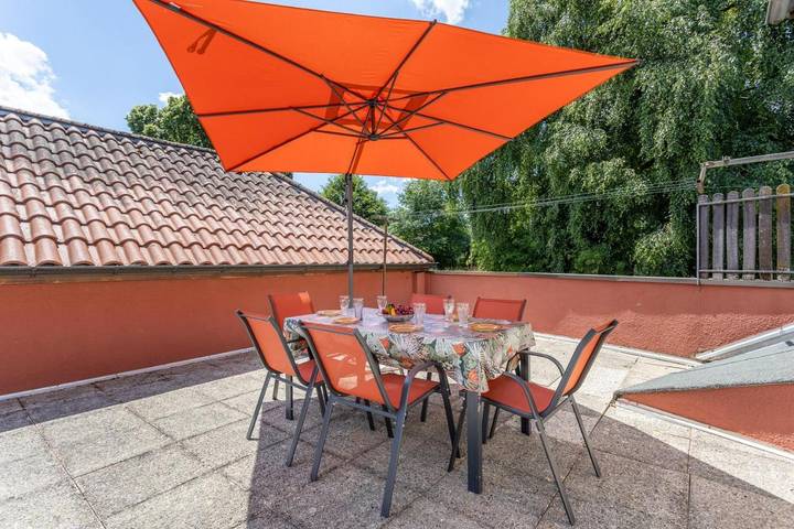 Appartement de vacances pour 6 personnes, avec terrasse et vue