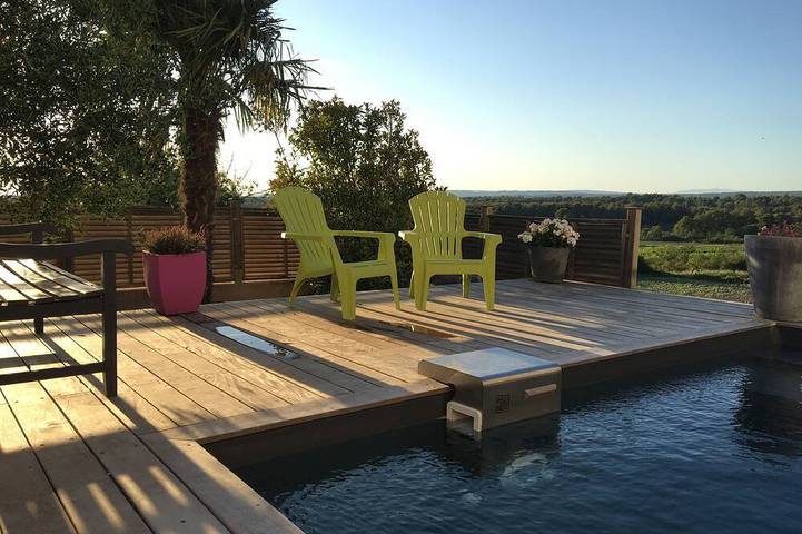 Location de vacances pour 4 personnes, avec terrasse à Éguilles