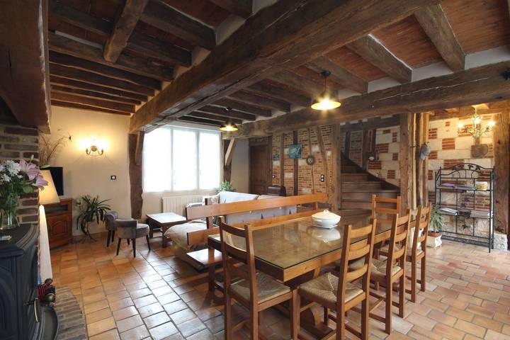 Gîte pour 8 personnes, avec Terrasse ainsi que Jardin et Vue dans Parc naturel régional des Boucles de la Seine Normande - 2