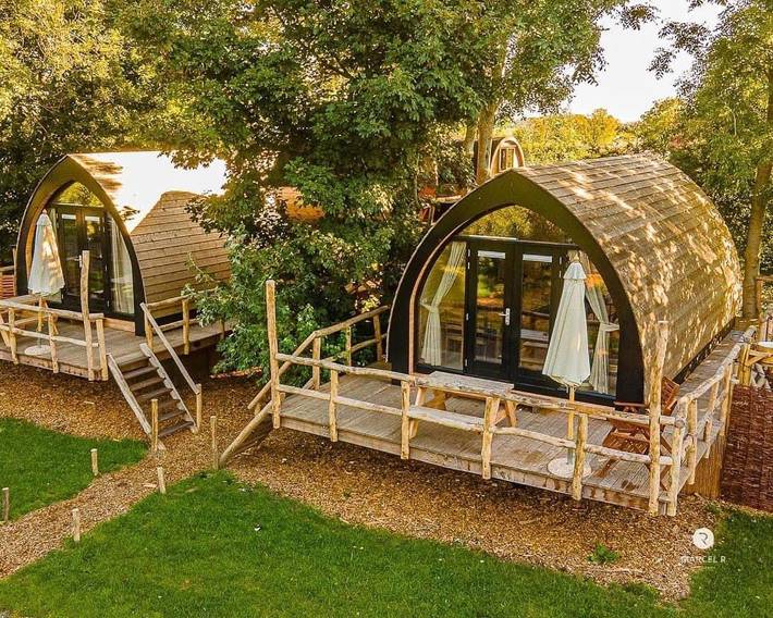 Ferienpark für 6 Personen, mit Terrasse und Garten sowie Sauna und Ausblick, mit Haustier in Friesland