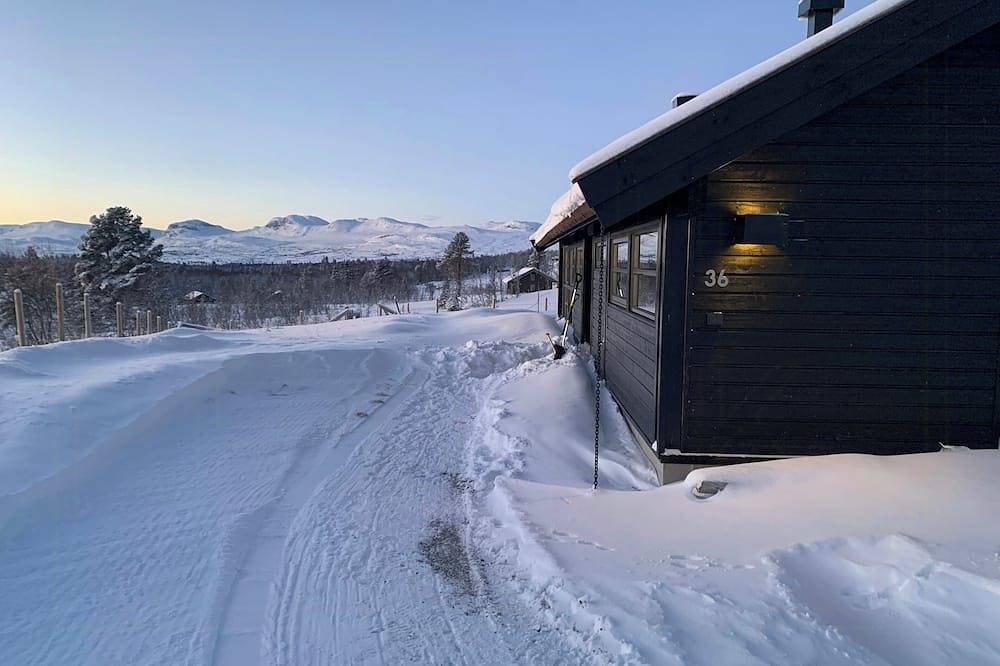 Moderne Hütte mit Blick auf Hallingskarvet in Ål