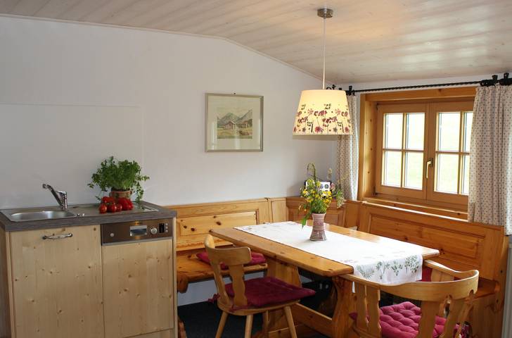 Ganze Ferienwohnung, Apartment/2 Schlafräume/Dusche, Wc" Kanzelwand" in Hirschegg Kleinwalsertal, Mittelberg