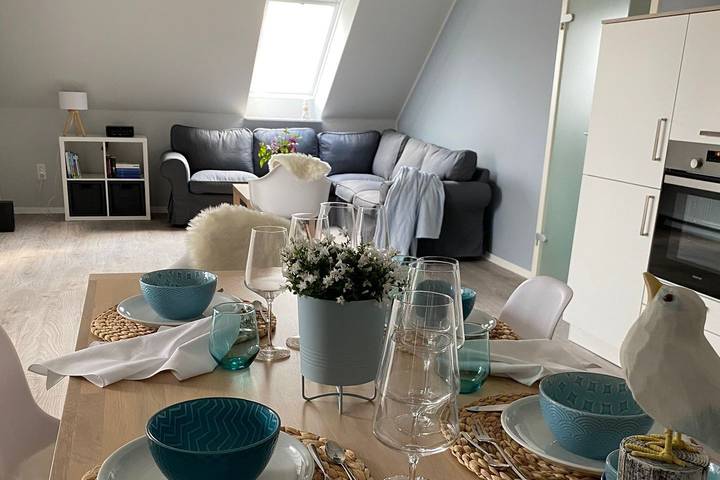 Appartement entier, Appartement de vacances pour 5 personnes avec jardin in Westeraccumersiel, Dornum