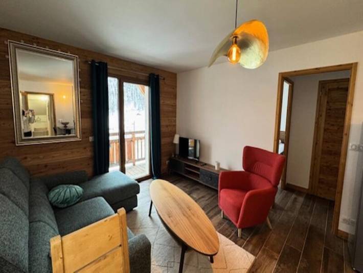 Chalet pour 4 personnes, avec balcon, adapté aux familles à Montgenèvre